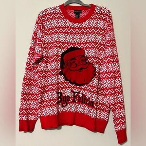 Alex Stevens size large mens ugly Christmas sweater Bye Felicia Santa holiday